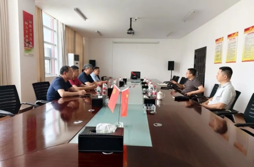 江蘇金湖縣領(lǐng)導(dǎo)蒞臨公司調(diào)研考察
